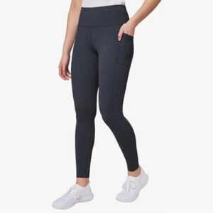 3/$25 Mondetta Womens Midweight High-Waisted Garment Wash Leggings L